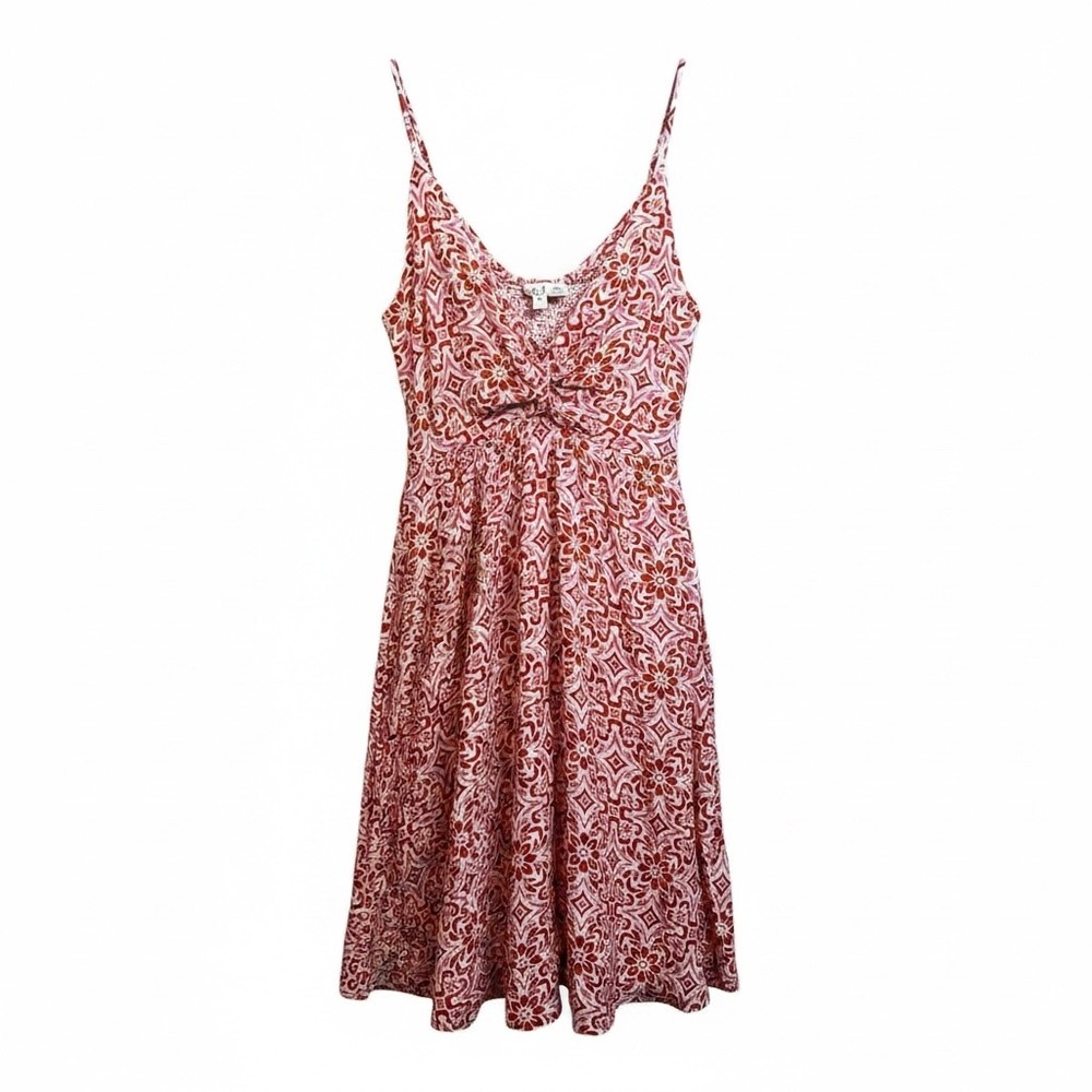 Roxy Womens  Medallion Twist Front Keyhole Sundress  M Beach Resort Summer